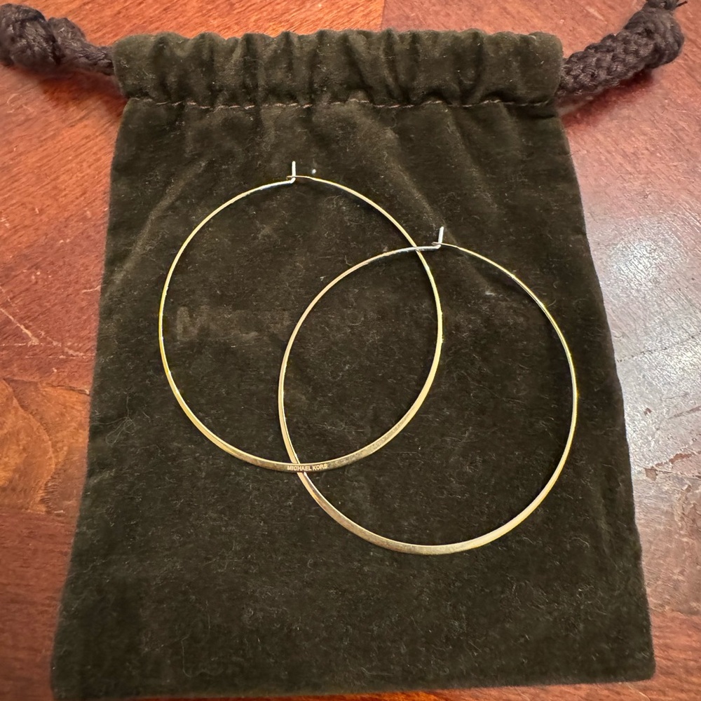 Michael Kors gold plated earrings